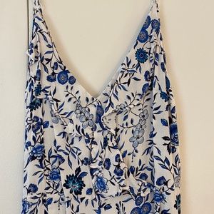 Blue and White H&M Jumpsuit